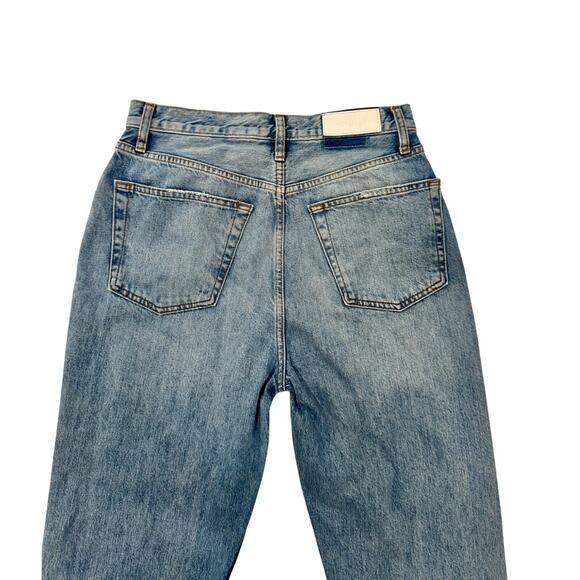 Re/Done Denim - RE/DONE 70s Ultra High Rise Jeans Women’s 29 Raw Hem Mom Jeans